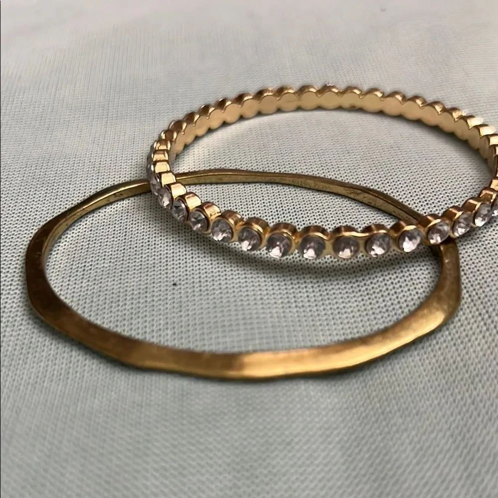 Elegant Gold and Silver Bangle Set